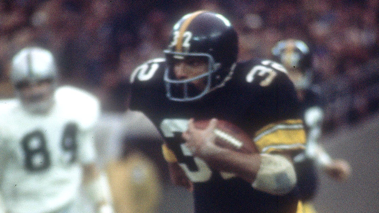 Pittsburgh Steelers Football Helmet, worn by Franco Harris