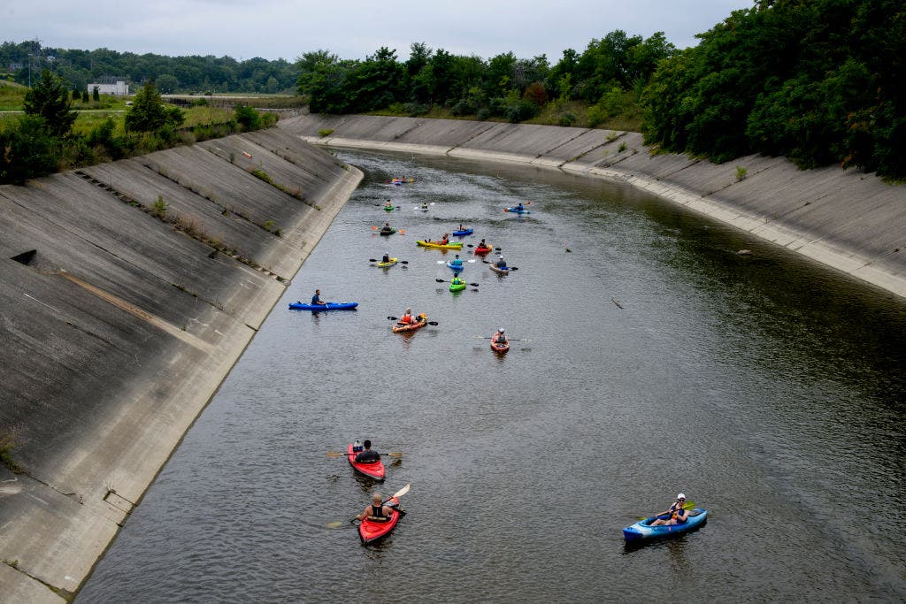 Michigan regulators crack down on chemical company after it's blamed for oily discharge in Flint River