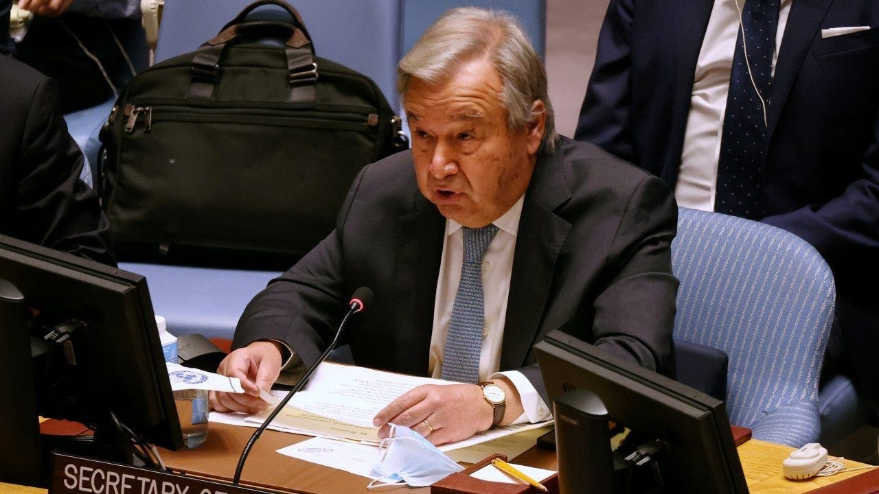 UN secretary-general says chances of Russia peace deal 'minimal,' working on food exports