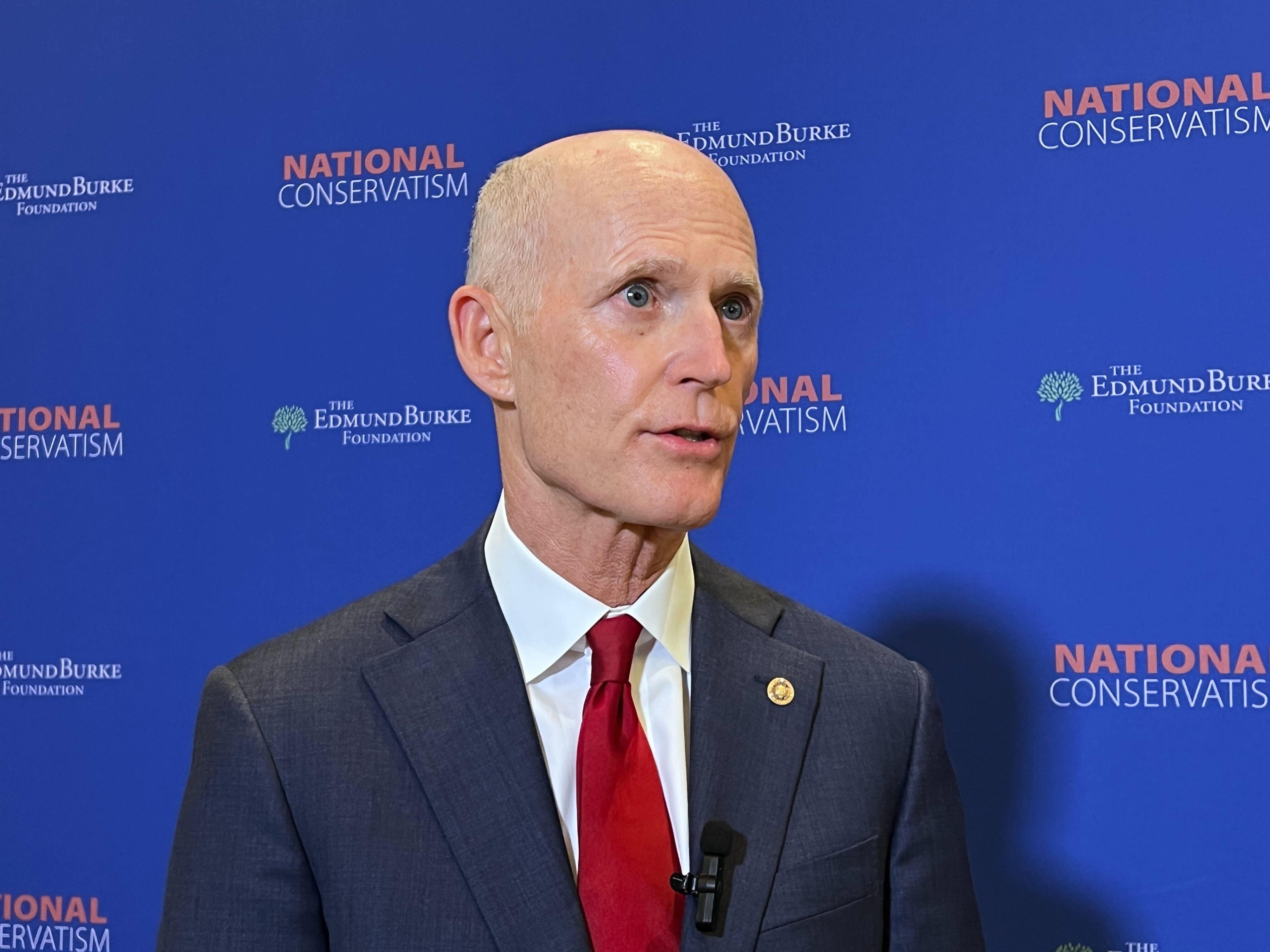 Rick Scott announces plan to unseat Mitch McConnell as the top Republican in the Senate