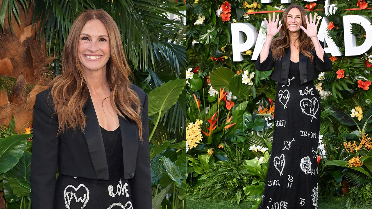 ‘Ticket to Paradise’ star Julia Roberts pays tribute to her family at movie premiere with sentimental dress – Fox News