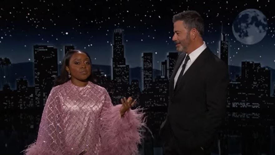 Jimmy Kimmel apologizes for stealing Quinta Brunson's Emmy moment as she crashes his monologue