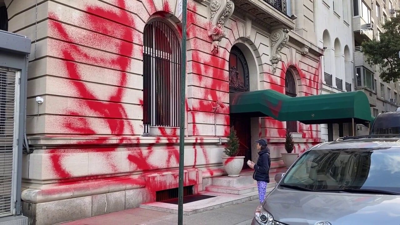 Russian embassy in NYC vandalized as Putin annexes Ukrainian territory