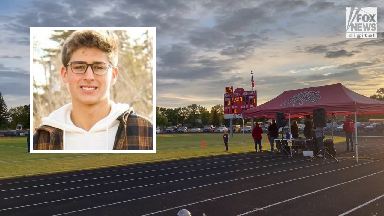 North Dakota high school holds moment of silence for slain Cayler Ellingson during homecoming football game