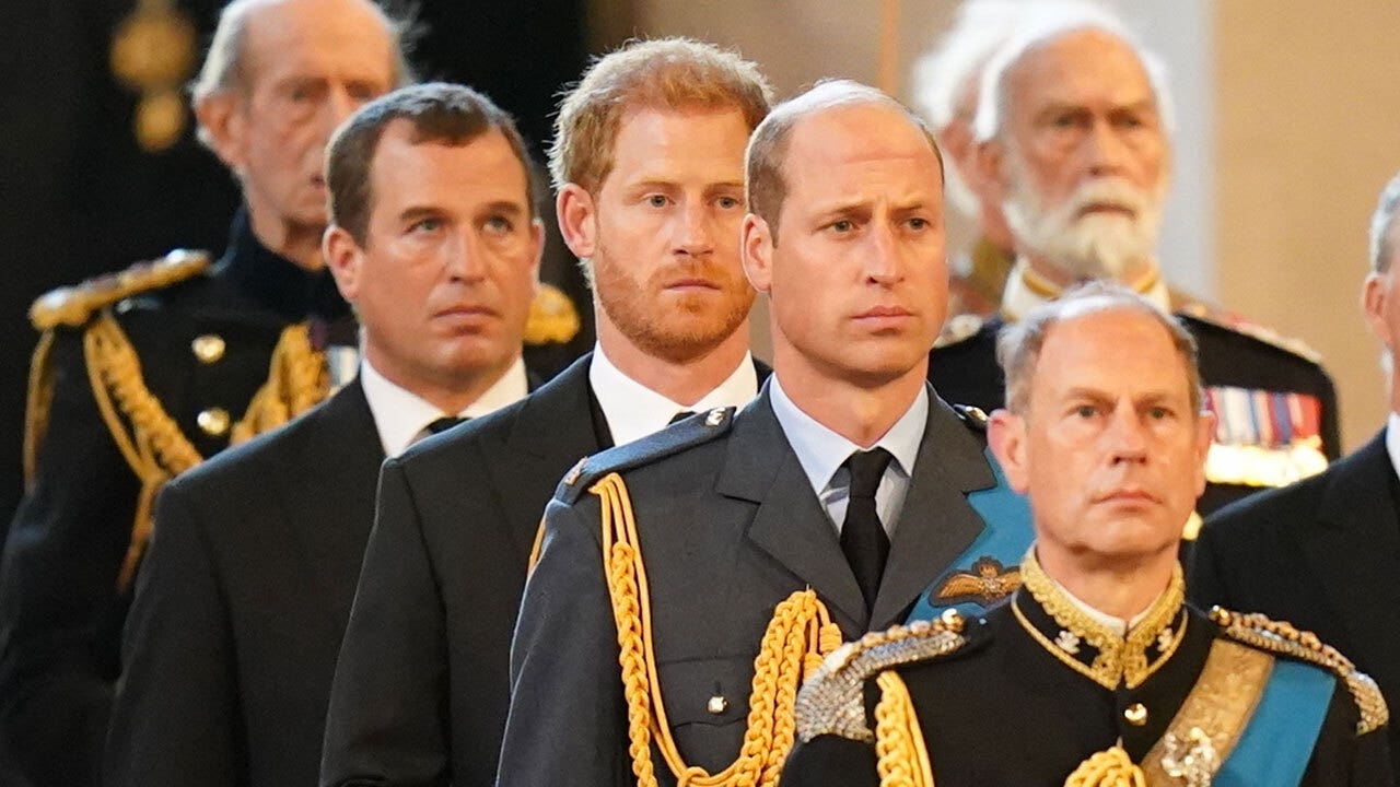 Prince Harry and Prince William will join all the Queen's grandchildren for vigil Saturday night