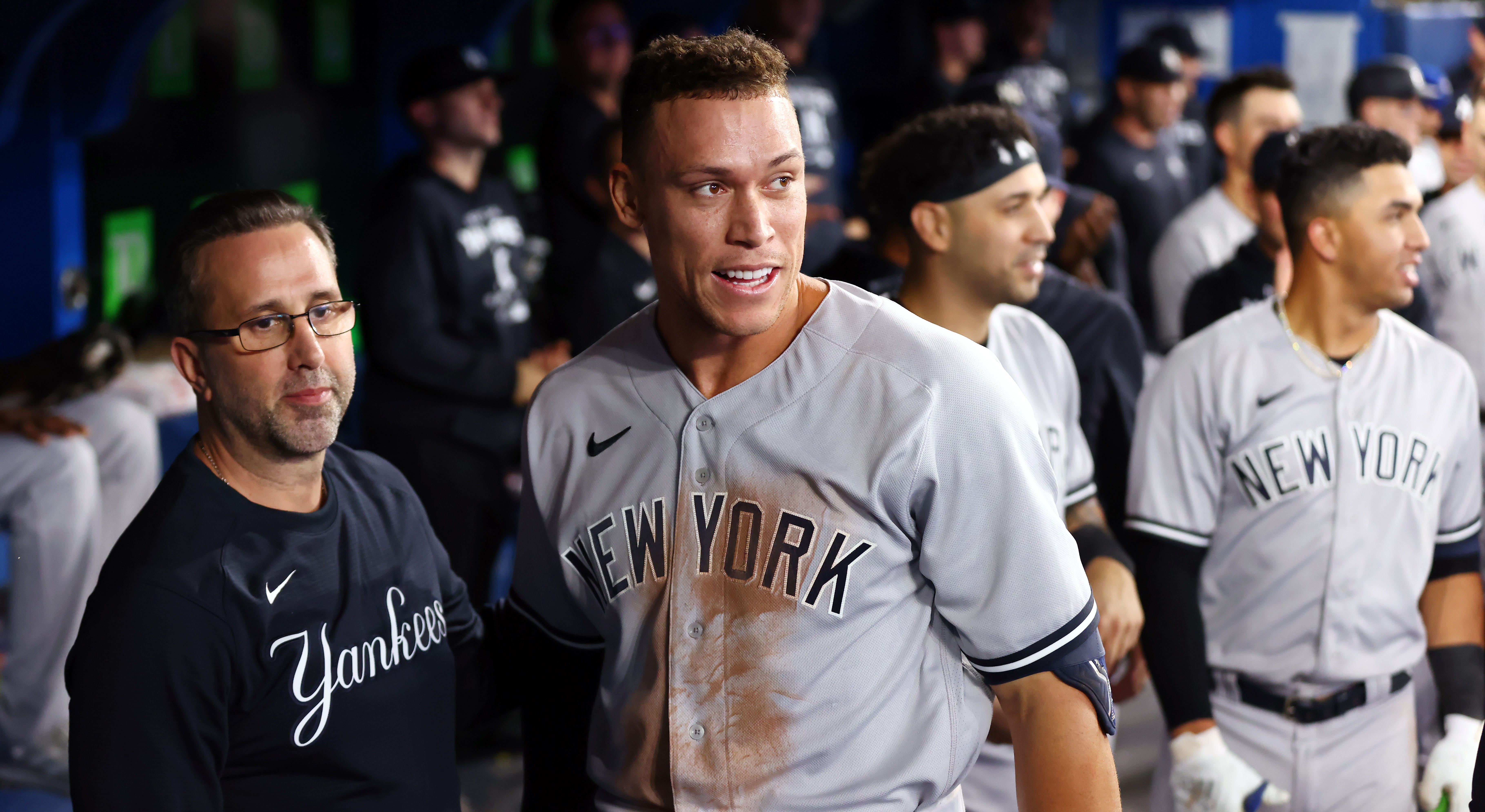 Aaron Judge's 61st home run came this close to being caught by fan