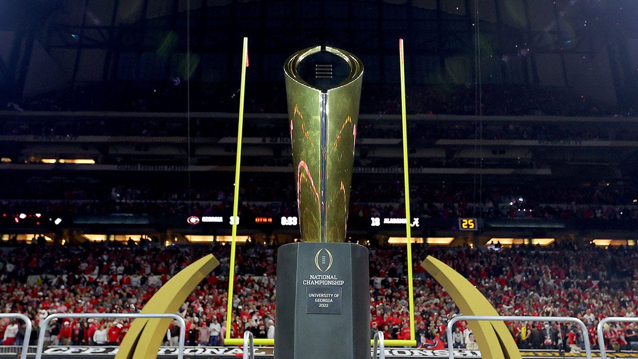 CFP National Championship Trophy - College Football Playoff