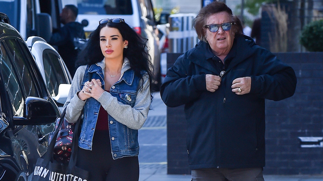 'American Pie' singer Don McLean and girlfriend Paris Dylan enjoy an outing in Manchester