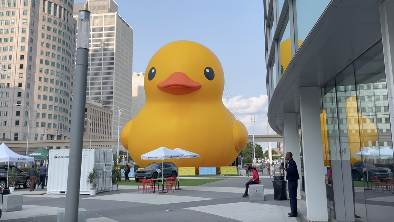 Louis Vuitton has put a giant duck inside Selfridges – HERO