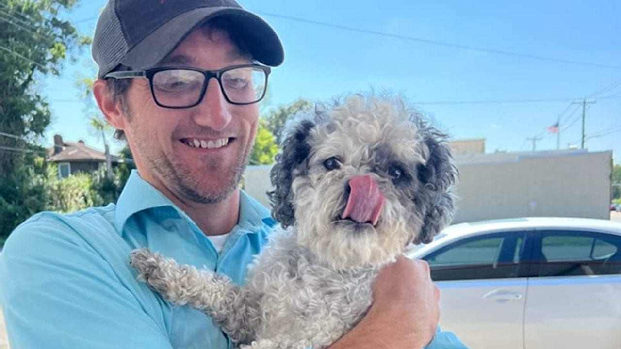Alabama man is reunited with dog after it was swept off in carjacking: He’s my ‘little buddy’