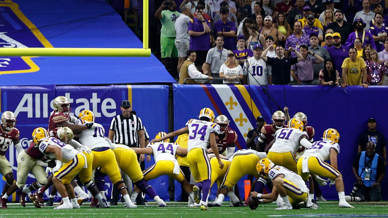 Florida State blocks PAT to send game to overtime, holds off LSU in 24-23 thriller