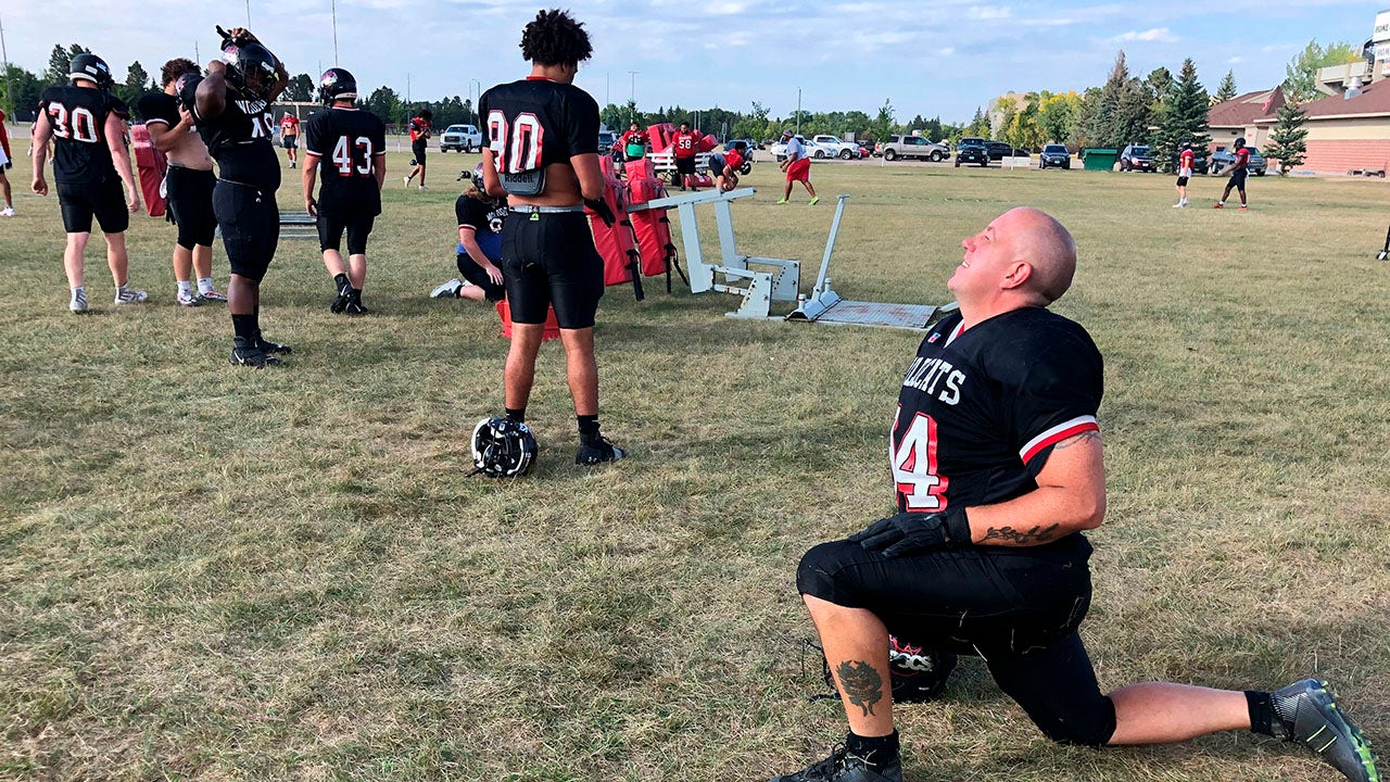 North Dakota football player is proving he has what it takes at age 49