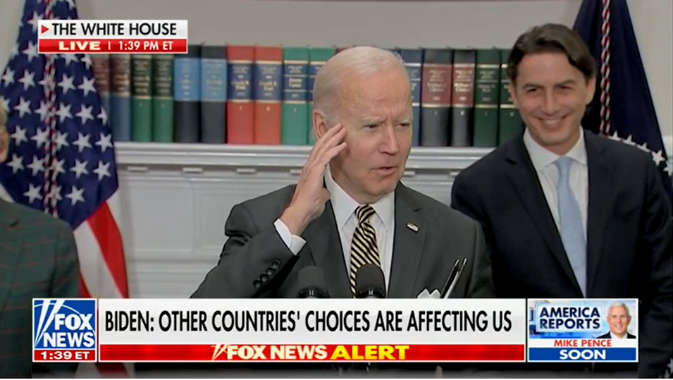 Biden taken aback by multiple reporters suggesting oil reserve release is meant to help Democrats