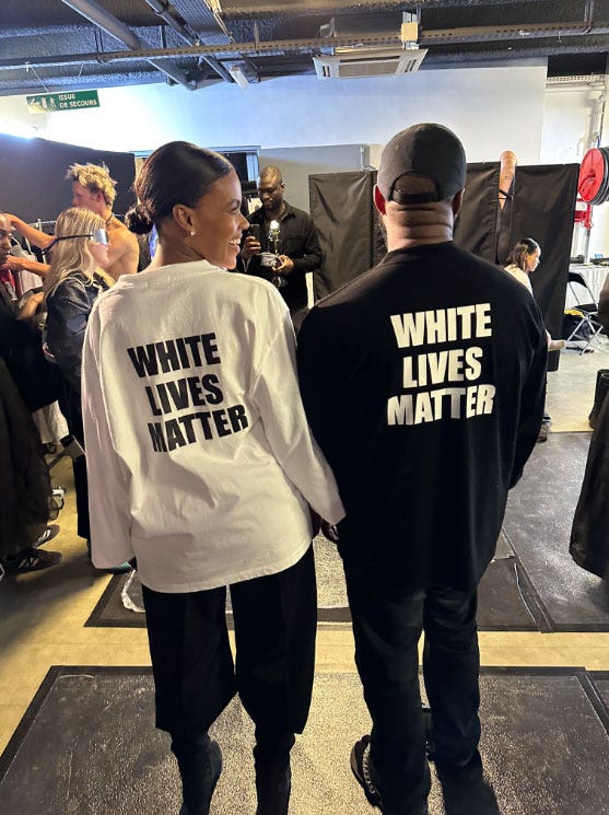 Kanye West defends 'White Lives Matter' shirts, slams liberals who threatened, assaulted MAGA hat wearers