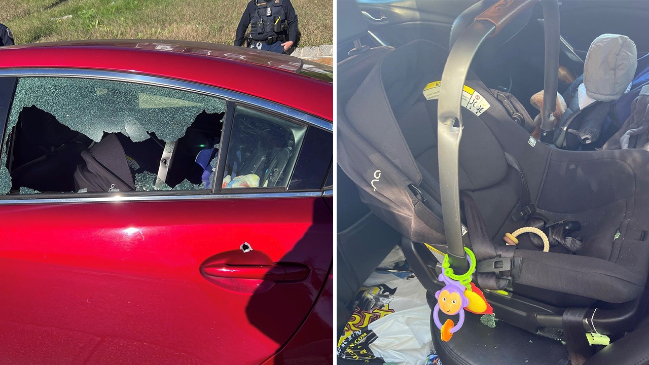 infant car seat after car accident