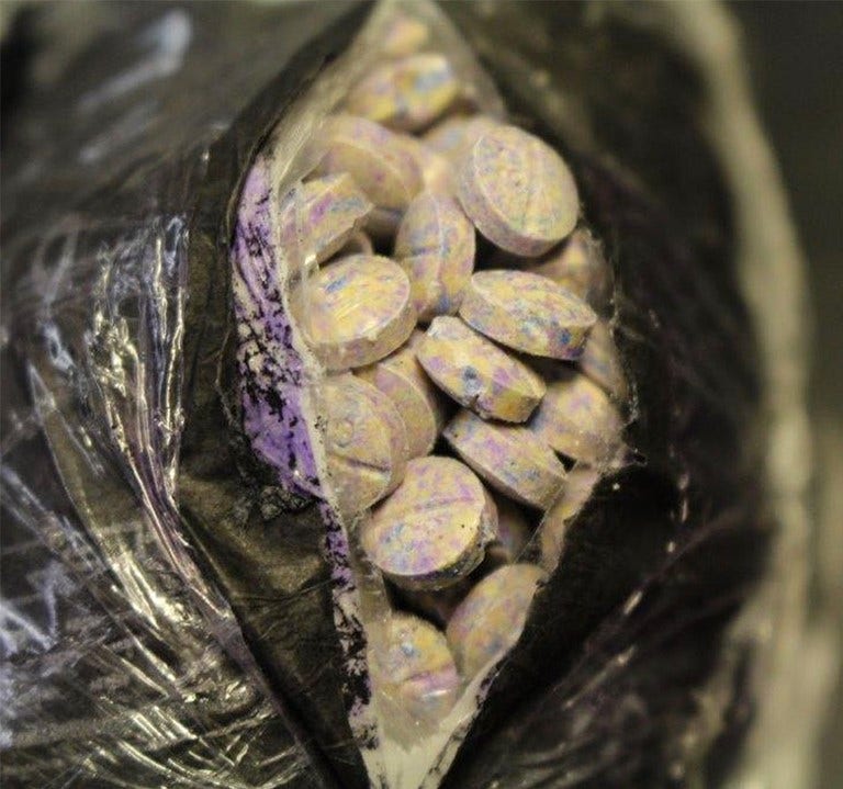 Arizona border patrol agents seize new version of 'rainbow' fentanyl pills