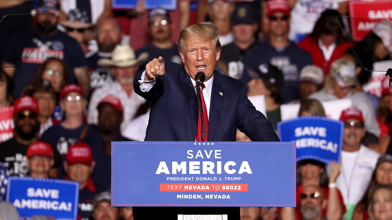 Trump headlines Nevada rally for Laxalt, Lombardo: 'The time to stand up to this growing tyranny is right now'