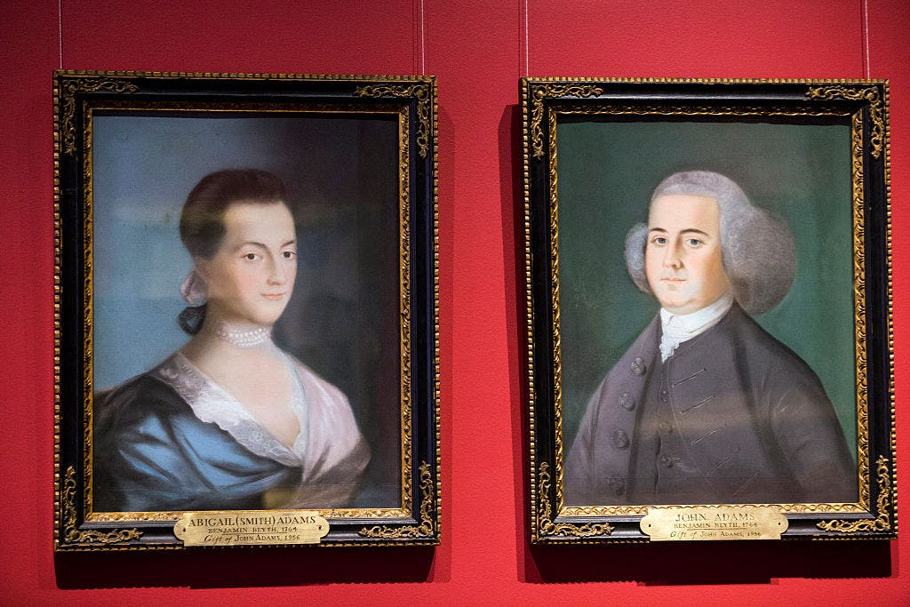 President and First Lady John and Abigail Adams