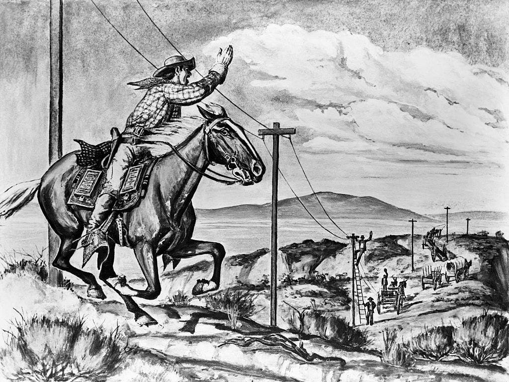 On this day in history, Oct. 24, 1861, transcontinental telegraph completed, connecting coasts for first time