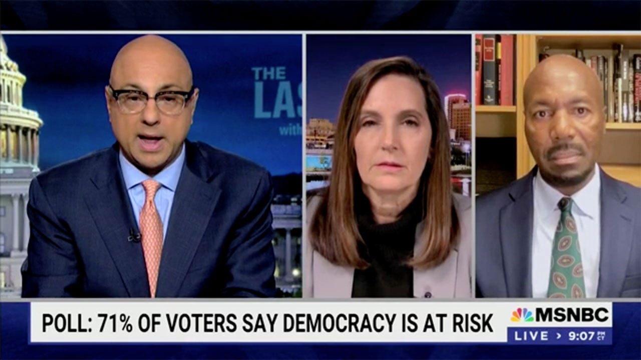 MSNBC host says high cost of milk, gas and rent 'not as important as losing your democracy'