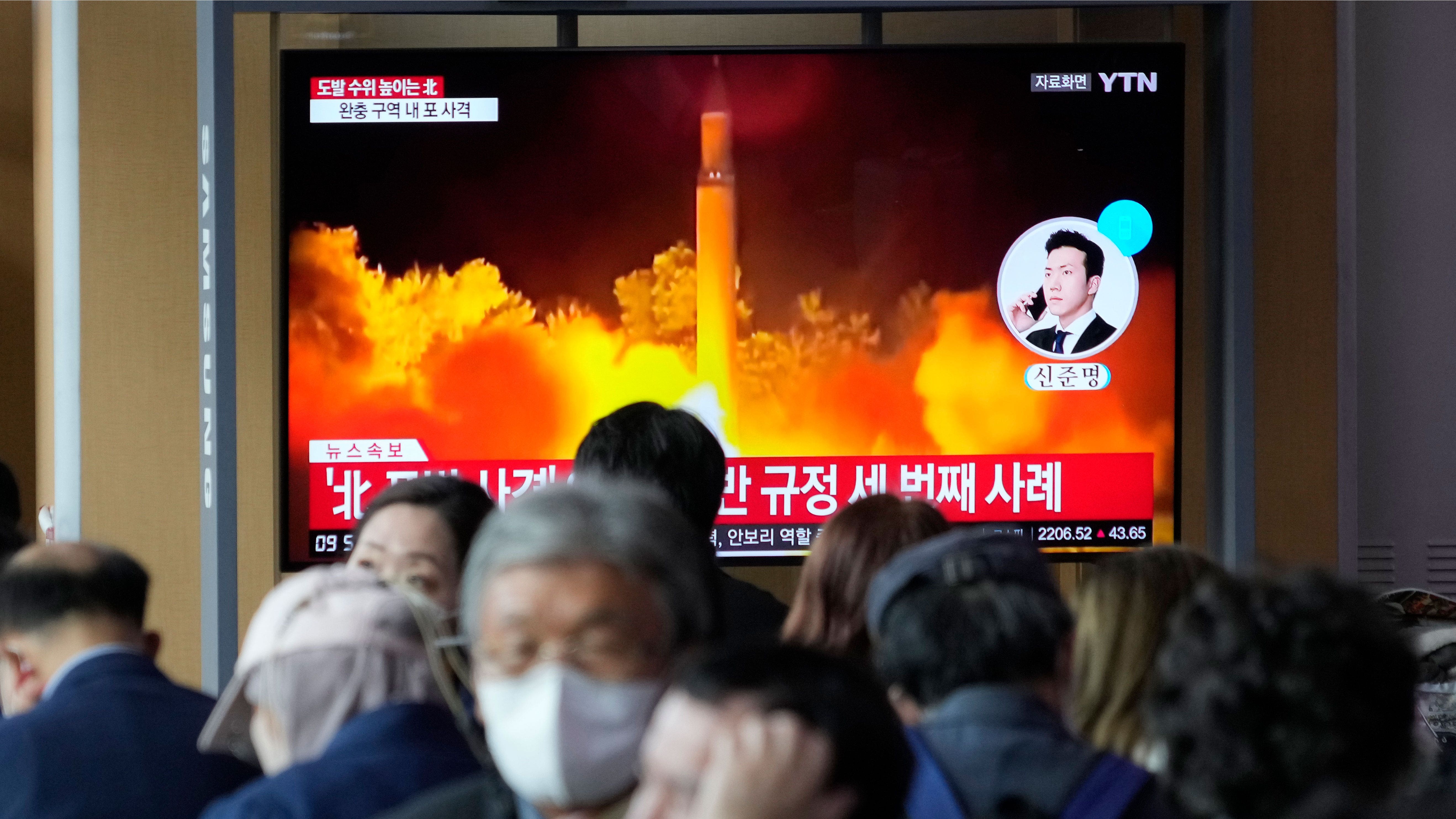 North Korea fires 4 more ballistic missiles as US, South Korea end drills
