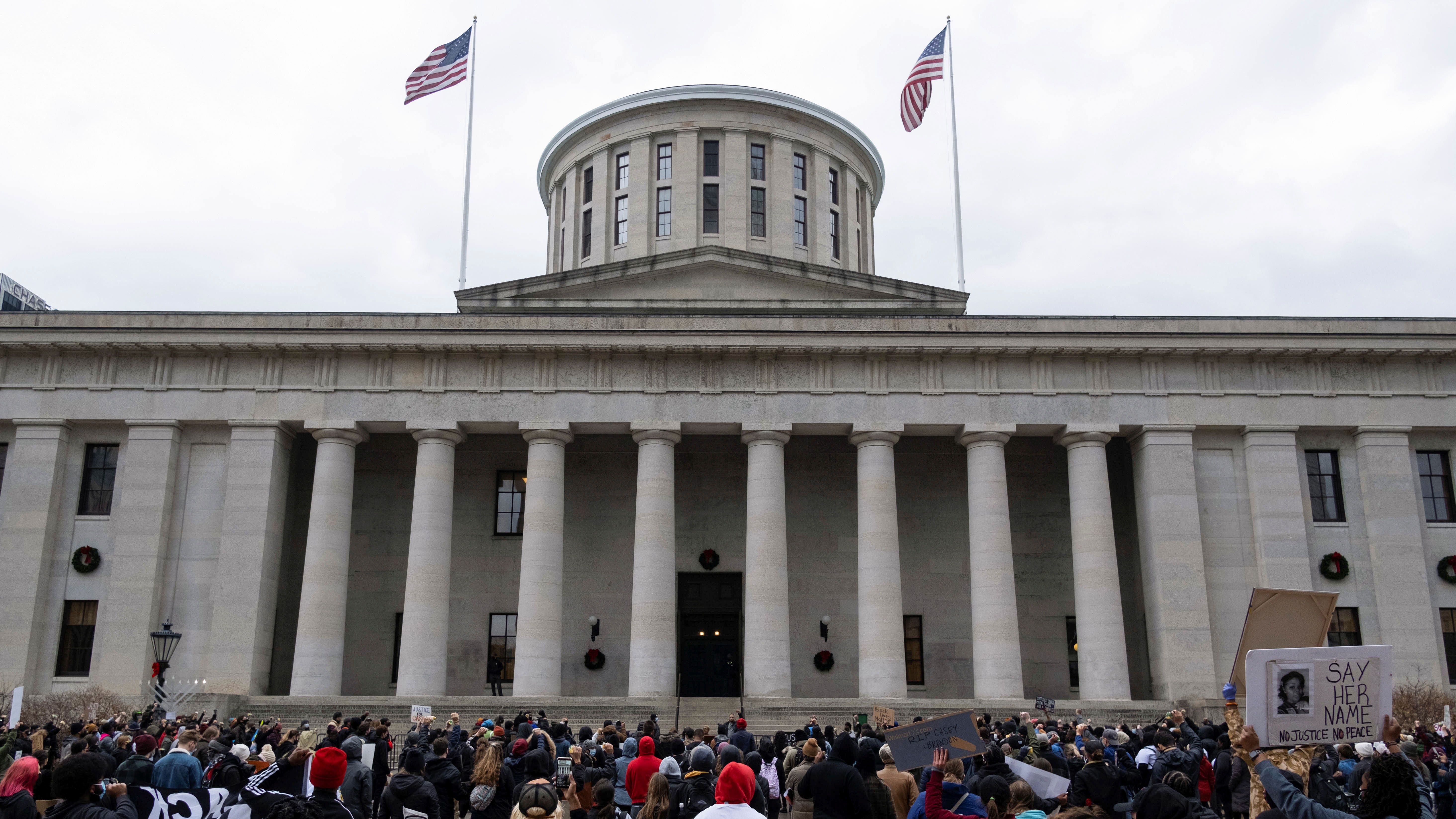 Protests at Ohio Statehouse