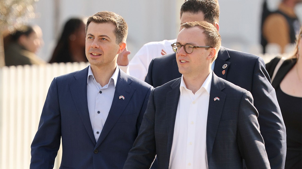 Pete Buttigieg's husband Chasten Buttigieg in The Hague