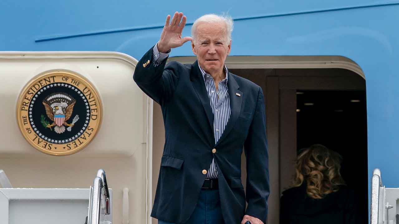 President Biden caught on hot mic in Florida: 'No one f---- with a Biden'