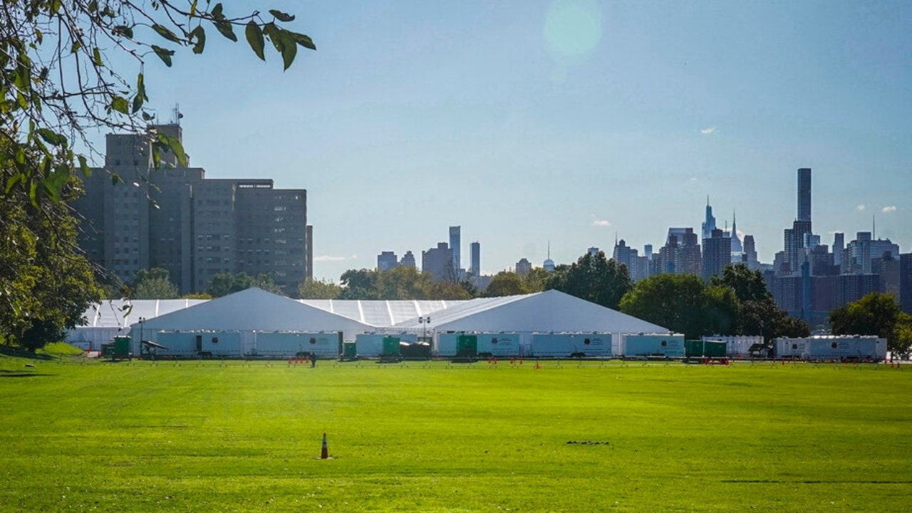 NYC opens tent shelters for migrants