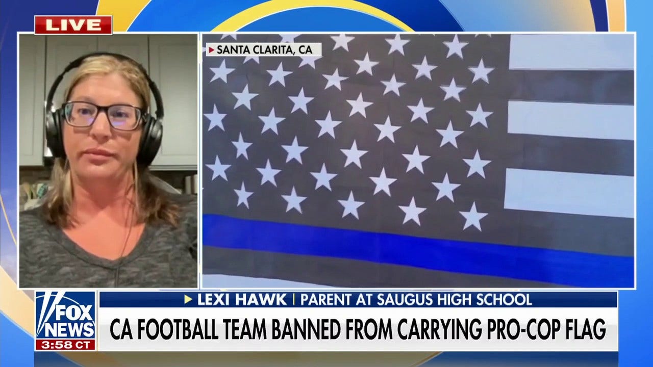 California school bans football team's pro-police flag 3 years after students were rescued from school shooter