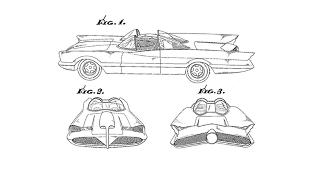 The Batmobile was patented 56 years ago today and still ended up in court