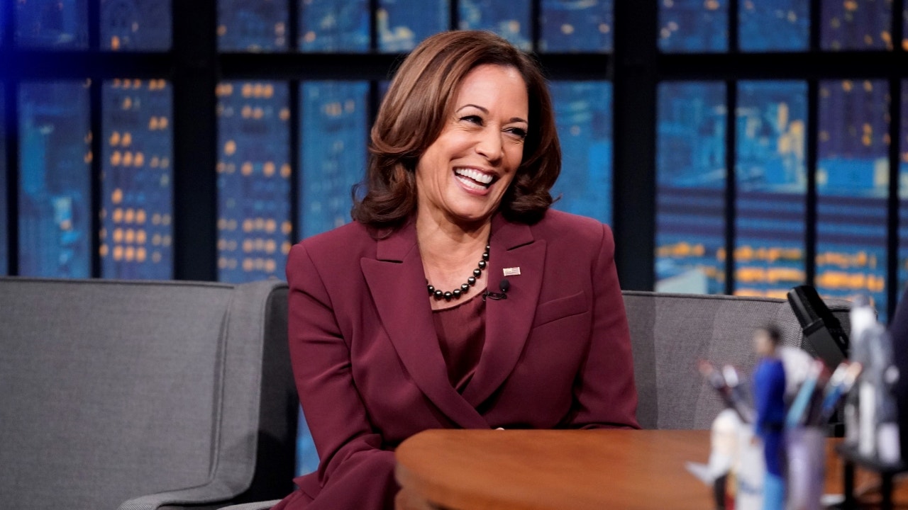 VP Harris criticizes Gov. Abbott, gushes about Biden during 'Late Night with Seth Meyers' appearance
