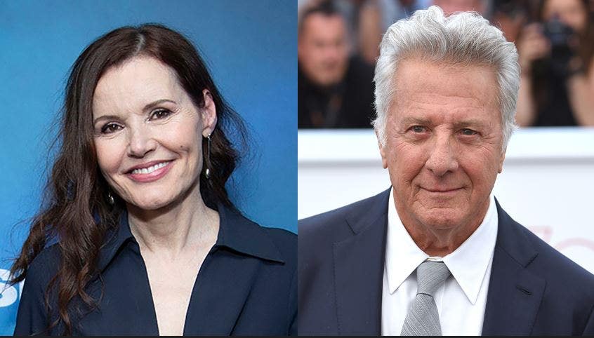 Geena Davis says she once used Dustin Hoffman's advice to avoid Jack Nicholson's sexual advances