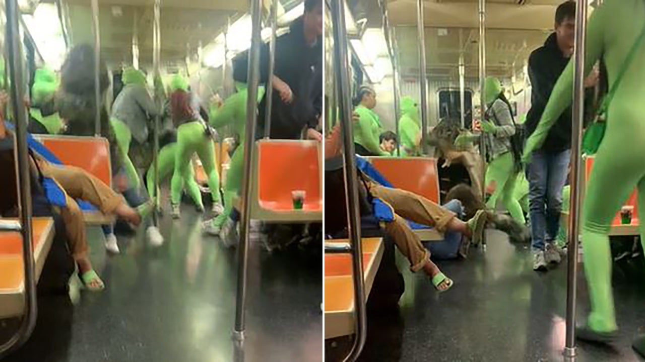 Nyc Subway Attack Gang Of Women In Neon Green Bodysuits Attack And Rob 2 Women Washington Dailies 