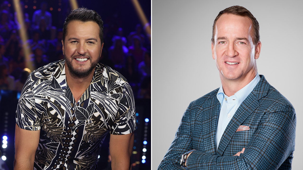 Peyton Manning and Luke Bryan 'get in sync' for CMA Awards: 'That is not good'