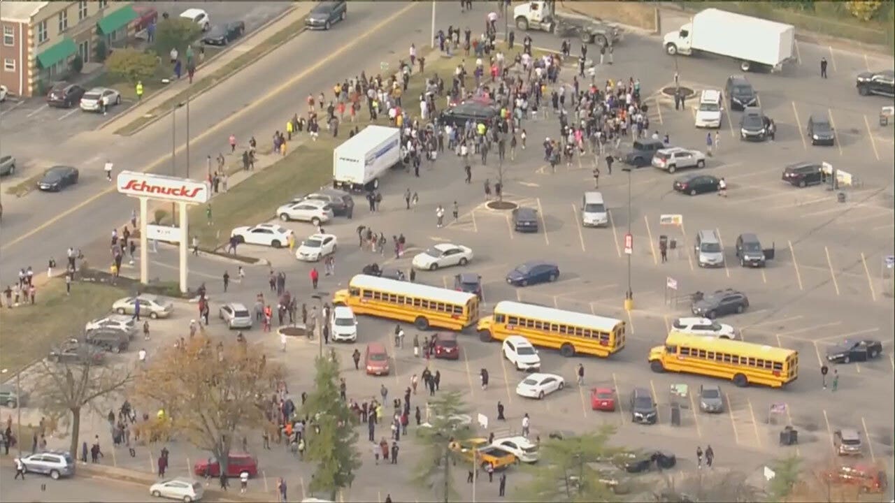 At least 6 rushed to hospital after St. Louis high school shooting, suspect in custody