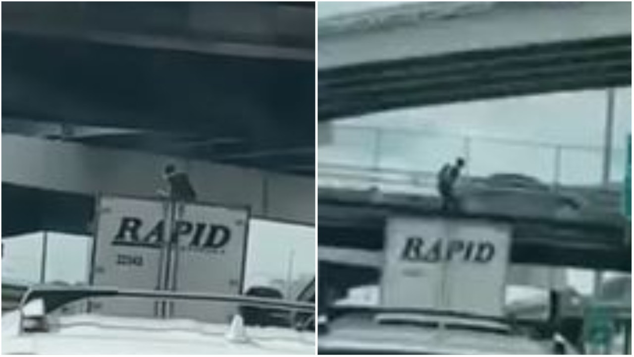 Texas Man Falls To His Death After Dancing On Top Of Moving 18 Wheeler Passing Under Bridge 8203