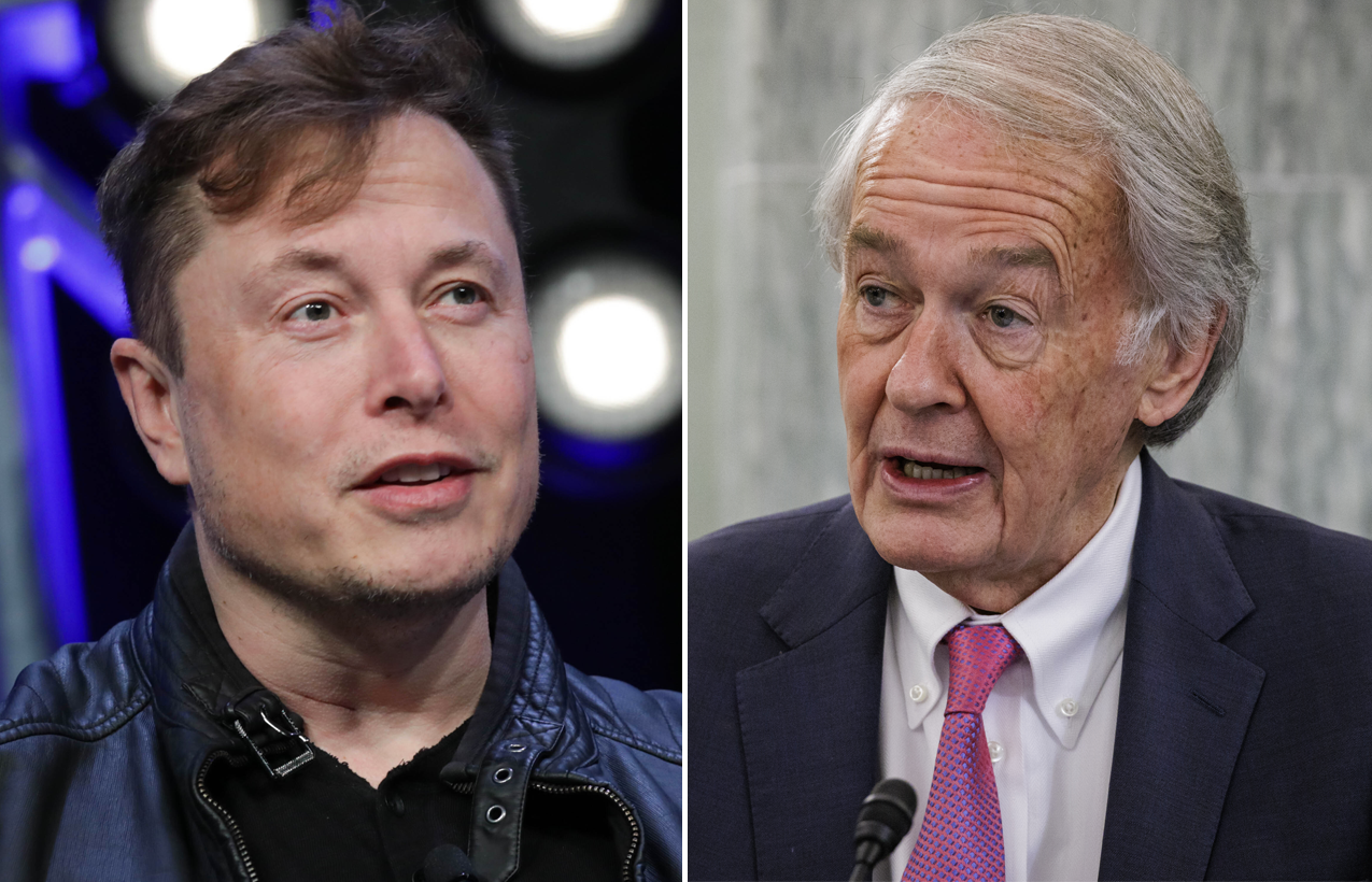 Democrat Ed Markey threatens Elon Musk after teaming up with Washington Post writer on …