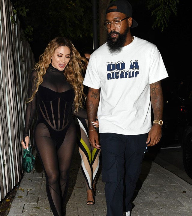 Larsa Pippen steps out with Marcus Jordan in sheer outfit as dating rumors fly