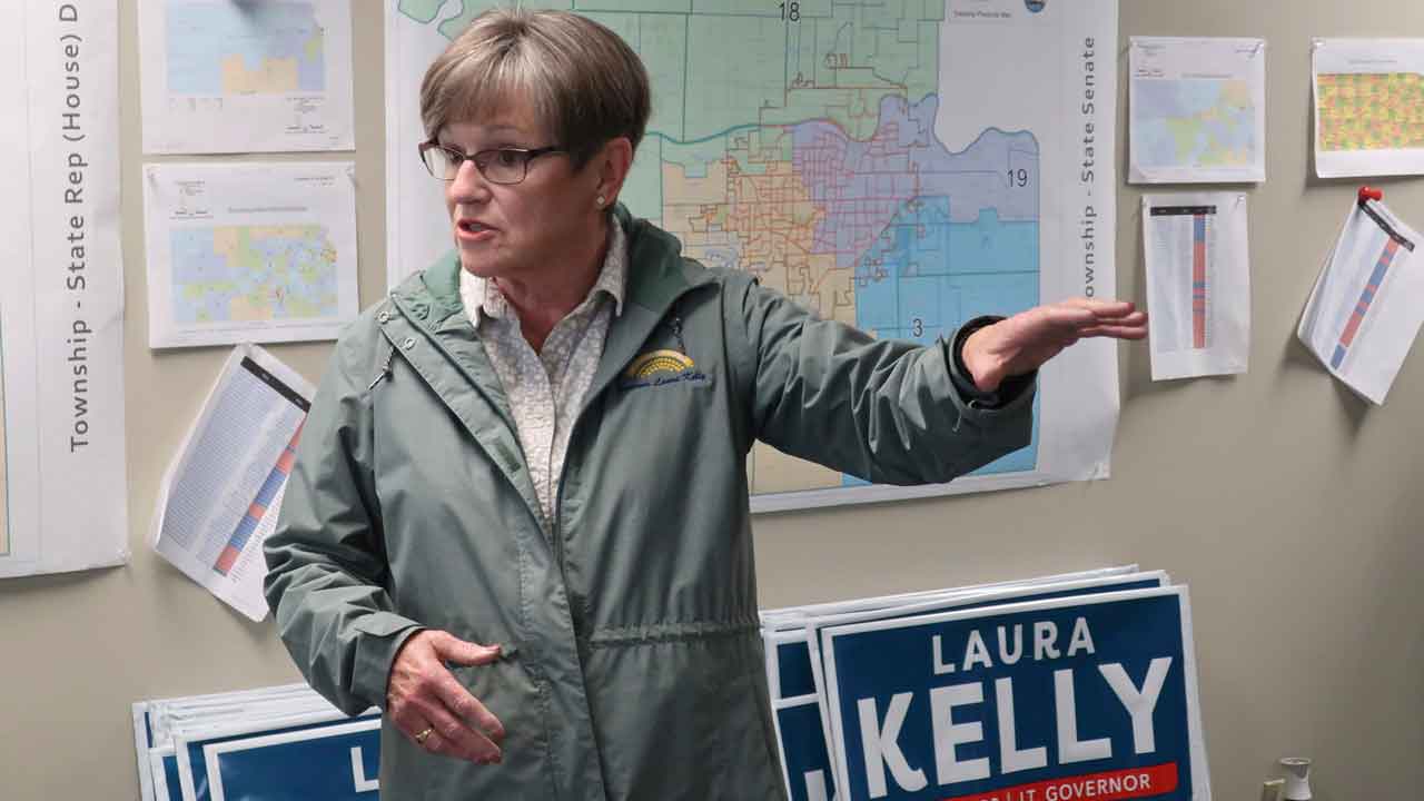 Kansas Democratic Gov. Kelly seeks re-election against GOP challenger Derek Schmidt