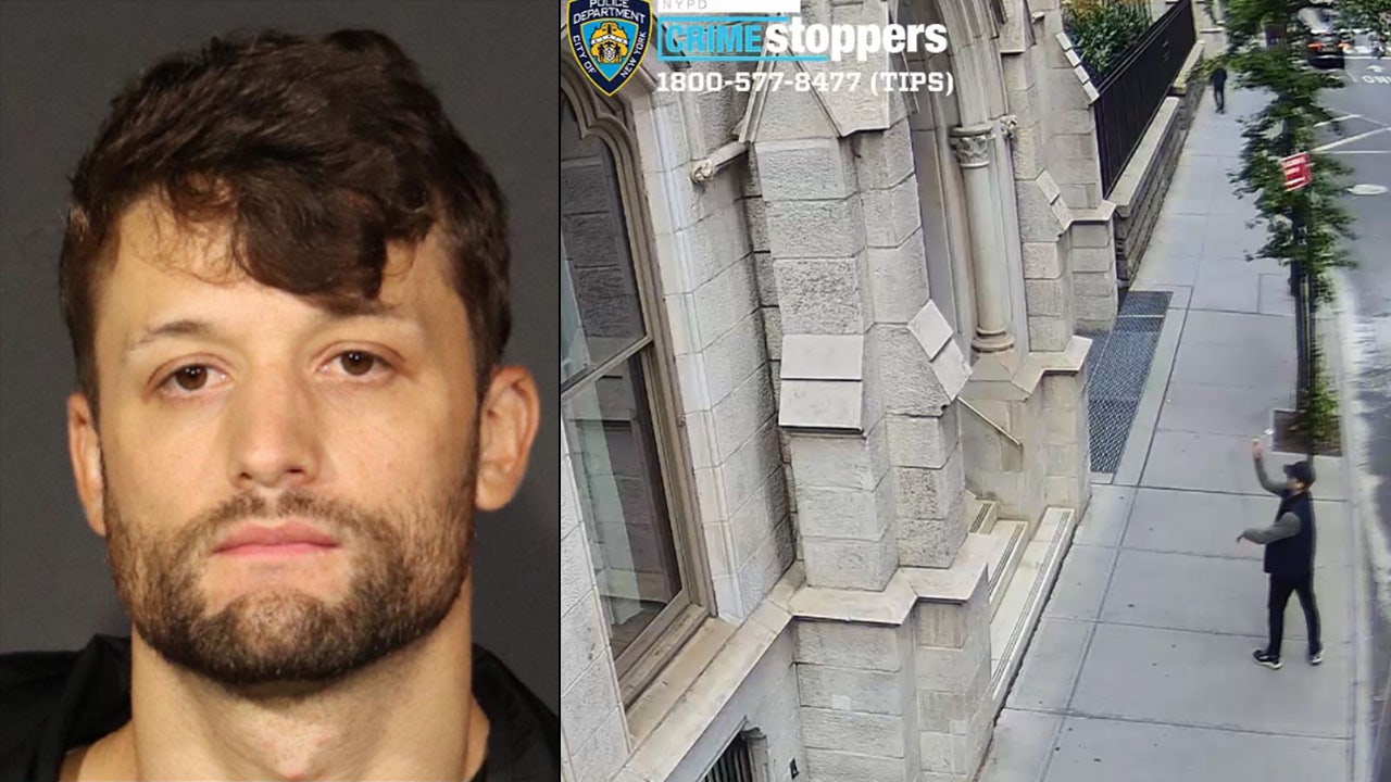 New video shows man ID'd in string of NYC church attacks, including Cardinal's private residence