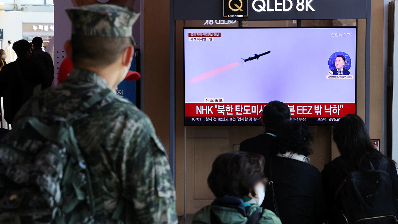 North Korea launches at least 10 missiles; South Korea answers with its own test missiles