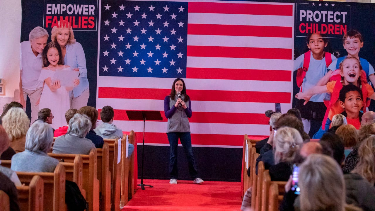 Michigan Republican official says protester bit her at rally for gubernatorial candidate Tudor Dixon