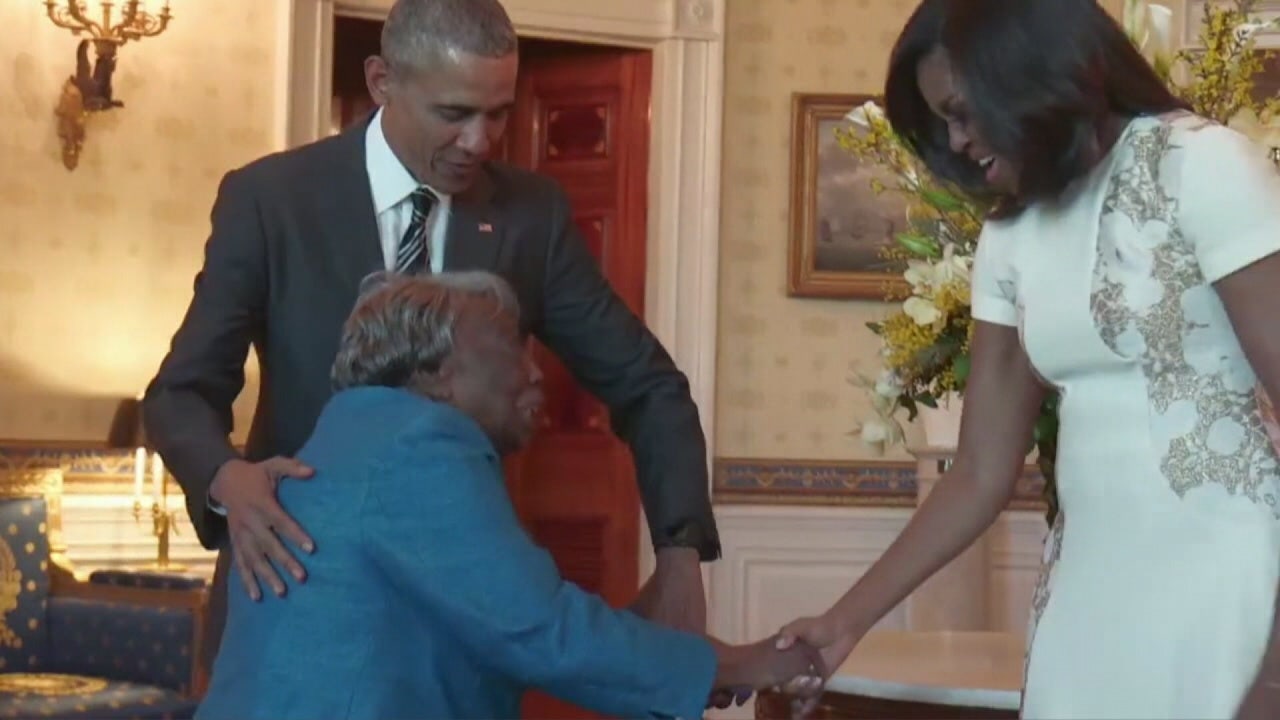 Woman who famously danced with Obamas at White House dies at age 113