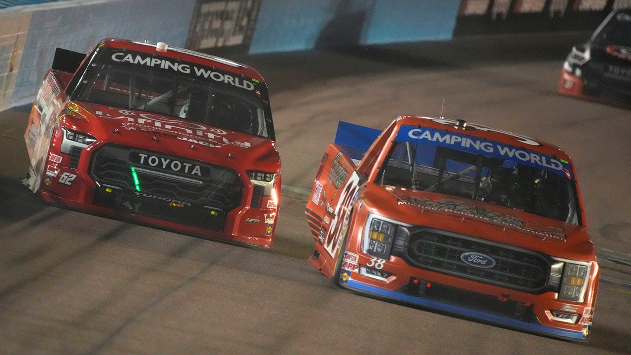 NASCAR Truck Series driver Zane Smith wins championship in overtime thriller, says ‘Third time’s a charm’