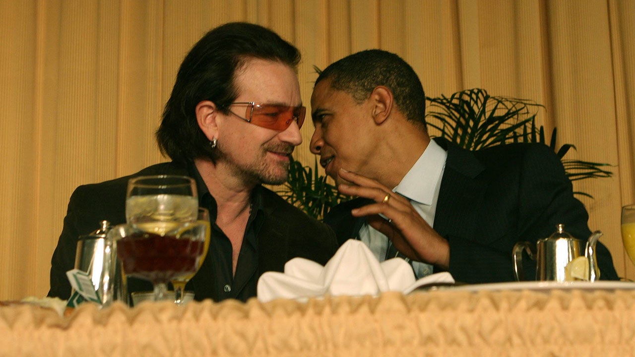 Bono says he took a nap in the Lincoln Bedroom after having drinks with Obama