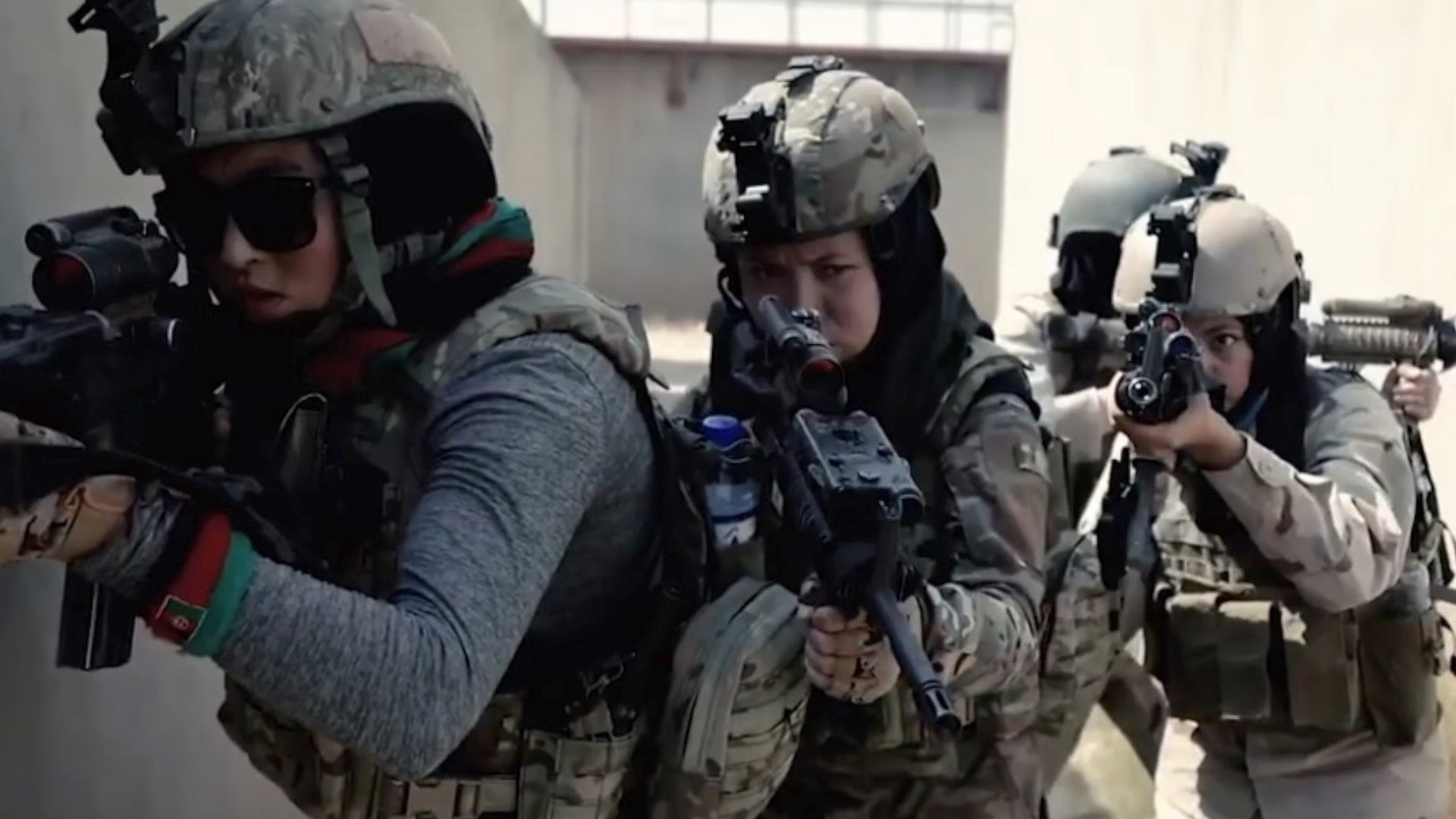 News :TAKING ON THE TALIBAN: Elite female soldiers who formed sisterhood fighting in Afghanistan reunite in America
