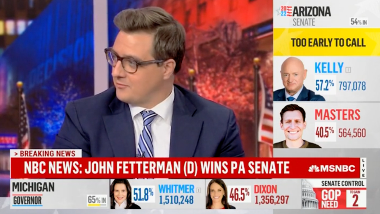 MSNBC election night panel praises ‘unstoppable’ Fetterman campaign for being ‘transparent’