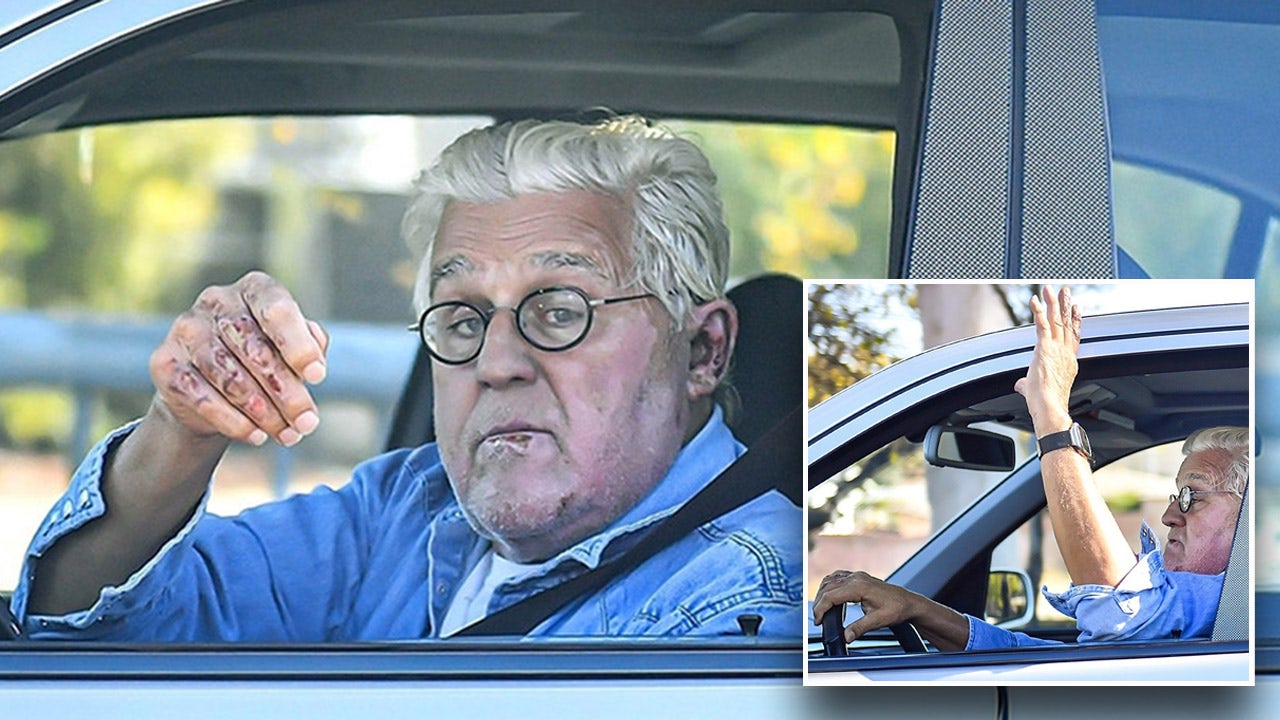 Jay Leno gives health update as he’s seen behind the wheel for first time after being released from hospital
