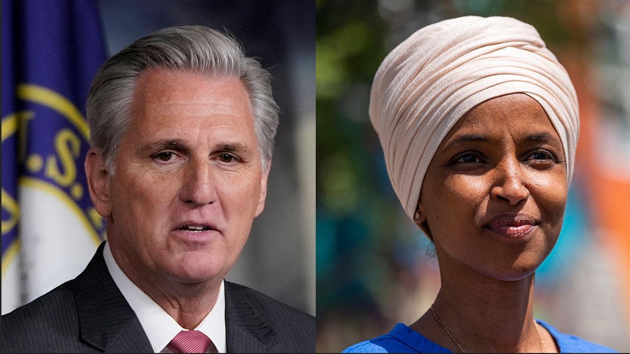 Kevin McCarthy says he will remove Ilhan Omar from committee assignment over 'antisemitism' when speaker